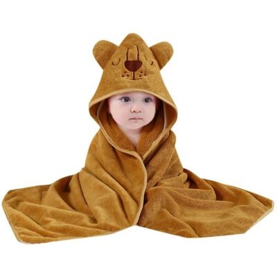 Serviette de Bain avec Capuche Bébé Sortie de Bain Bebe Cape de Bain Bebe à Capuche Extra Doux Super Absorbant pour Garçons et Fille Jaune - Publicité Serviette de Bain avec Capuche Bébé Sortie de Bain Bebe Cape de Bain Bebe à Capuche Extra Doux Super Absorbant pour Garçons et Fille Jaune - Publicité