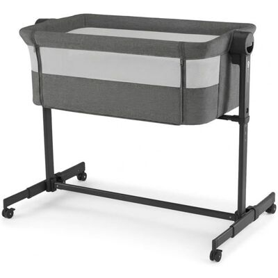 Lit Cododo Kinderkraft NESTEE UP 2 avec fixation au lit parental et hauteur réglable Gris clair Gris - Publicité Lit Cododo Kinderkraft NESTEE UP 2 avec fixation au lit parental et hauteur réglable Gris clair Gris - Publicité