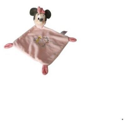 Doudou Minnie Love Nature plat rose - Disney - Publicité Doudou Minnie Love Nature plat rose - Disney - Publicité