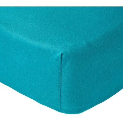 BABYCALIN Drap housse 70x140 cmTropical Bleu - Publicité BABYCALIN Drap housse 70x140 cmTropical Bleu - Publicité