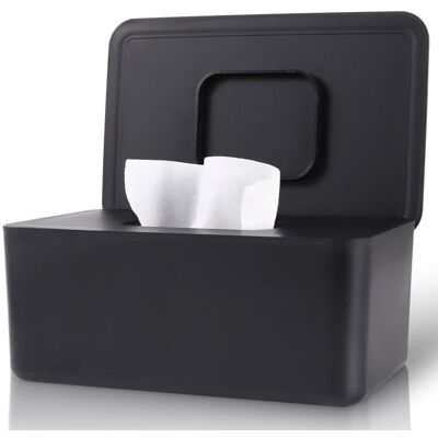 Distributeur de lingettes pour bébé avec couvercle hermétique – Support antidérapant pour lingettes fraîches – Contenant pratique - Publicité Distributeur de lingettes pour bébé avec couvercle hermétique – Support antidérapant pour lingettes fraîches – Contenant pratique - Publicité