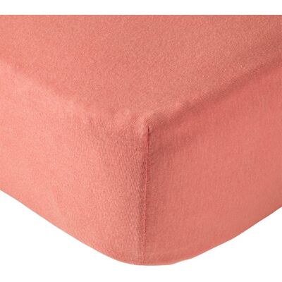 BABYCALIN Drap housse 70x140 Terracotta Rose - Publicité BABYCALIN Drap housse 70x140 Terracotta Rose - Publicité