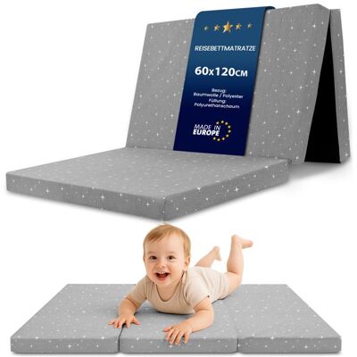 TOTSY BABY Matelas bebe pliable 60x120 cm pour lit - matelas bébé pour lits parapluie sol enfant et respirant en mousse 60 x 120 cm Galaxie - Publicité TOTSY BABY Matelas bebe pliable 60x120 cm pour lit - matelas bébé pour lits parapluie sol enfant et respirant en mousse 60 x 120 cm Galaxie - Publicité
