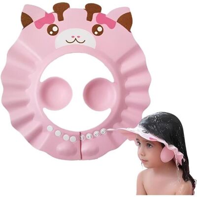 Chapeau Douche BébéRéglable Visière Bonnets De BainCasquette De Bain BebeCasquette De BainBonnet De Douche Enfant Pour Enfants Rose - Publicité Chapeau Douche BébéRéglable Visière Bonnets De BainCasquette De Bain BebeCasquette De BainBonnet De Douche Enfant Pour Enfants Rose - Publicité