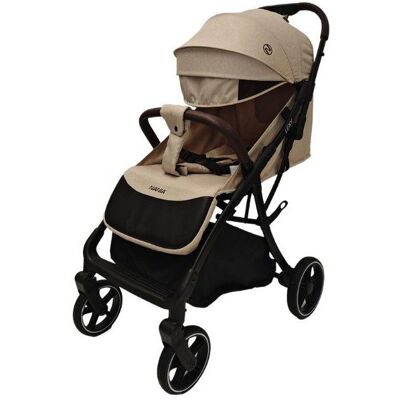 NANIA - Poussette canne compacte - Lexy - Pack complet (protège-jambes + habillage pluie) - 4 roues - Beige Beige - Publicité NANIA - Poussette canne compacte - Lexy - Pack complet (protège-jambes + habillage pluie) - 4 roues - Beige Beige - Publicité