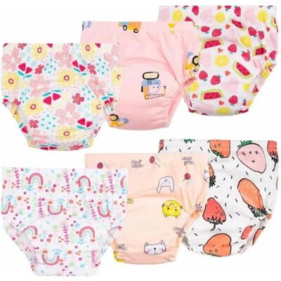 NOBRAND Culotte Apprentissage Propreté Fille Garcon - Rose - 6pcs Coton Rembourrées Pour Bébé 2-4 Ans Propreté Enfant Doux Lavable Rose - Publicité NOBRAND Culotte Apprentissage Propreté Fille Garcon - Rose - 6pcs Coton Rembourrées Pour Bébé 2-4 Ans Propreté Enfant Doux Lavable Rose - Publicité