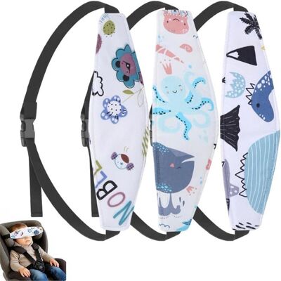 SANS MARQUE Lot de 3 Cale Tête Enfant Voiture Bandeau Ajustable de Sécurité pour Siège Auto et Protection du Cou en Voyage - Publicité SANS MARQUE Lot de 3 Cale Tête Enfant Voiture Bandeau Ajustable de Sécurité pour Siège Auto et Protection du Cou en Voyage - Publicité