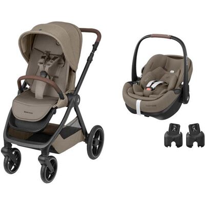 MAXI COSI - Poussette Duo Oxford Pebble 360 Pro 2 Twillic Truffle Maxi Cosi Noir - Publicité MAXI COSI - Poussette Duo Oxford Pebble 360 Pro 2 Twillic Truffle Maxi Cosi Noir - Publicité