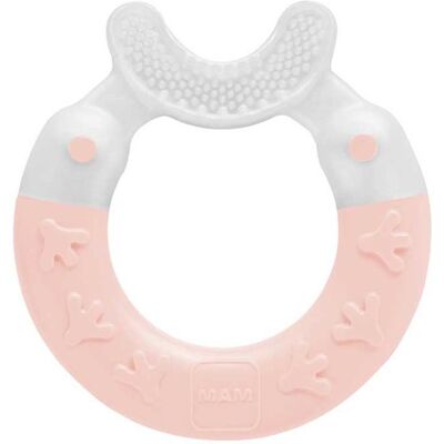 Anneaux de dentition-MAM Anneau de Dentition Nettoyant Dès 3 Mois (Couleur : Rose) Rose - Publicité Anneaux de dentition-MAM Anneau de Dentition Nettoyant Dès 3 Mois (Couleur : Rose) Rose - Publicité
