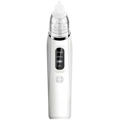 YULINLAND Mouche Bebe Électrique - Mouche Bebe avec 3 niveaux daspiration - Nettoyeur de Nez Doux pour Enfant - Facile à nettoyer - Blanc Blanc - Publicité YULINLAND Mouche Bebe Électrique - Mouche Bebe avec 3 niveaux daspiration - Nettoyeur de Nez Doux pour Enfant - Facile à nettoyer - Blanc Blanc - Publicité