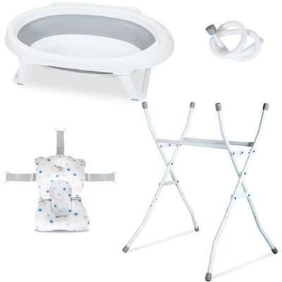 N/A Baignoire bébé pliable avec support 85x47x21 cm TPR et PP rangement facile Gris gain de place 0 à 24 mois Gris - Publicité N/A Baignoire bébé pliable avec support 85x47x21 cm TPR et PP rangement facile Gris gain de place 0 à 24 mois Gris - Publicité