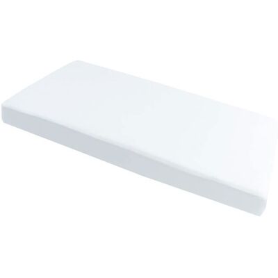 Housse de matelas pour berceau Medi Partners 120x60 coton blanc - Publicité Housse de matelas pour berceau Medi Partners 120x60 coton blanc - Publicité