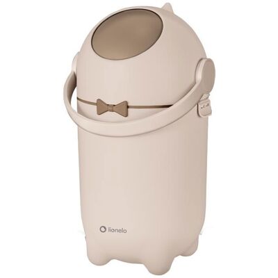 Poubelle pour couches usagées LIONELO Purebin - Hermétique - 10 L - Sacs universels - Facile à utiliser dune seule main - Beige Beige - Publicité Poubelle pour couches usagées LIONELO Purebin - Hermétique - 10 L - Sacs universels - Facile à utiliser dune seule main - Beige Beige - Publicité