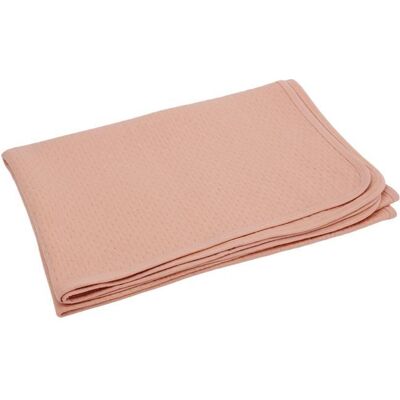Babycalin - Couverture bébé 75x100 cm - Plaid pour bébé matelassé - Rose - Publicité Babycalin - Couverture bébé 75x100 cm - Plaid pour bébé matelassé - Rose - Publicité