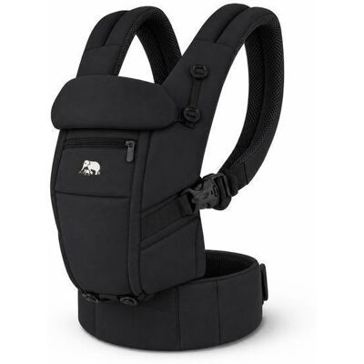 Porte-bébé ergonomique Deryan - 4-en-1 - Porte-bébé ventral et dorsal - Noir Noir - Publicité Porte-bébé ergonomique Deryan - 4-en-1 - Porte-bébé ventral et dorsal - Noir Noir - Publicité