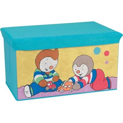 Coffre à jouets pliable - FUN HOUSE - TCHOUPI - Banc de rangement - 555 x 345 x 34 cm - Publicité Coffre à jouets pliable - FUN HOUSE - TCHOUPI - Banc de rangement - 555 x 345 x 34 cm - Publicité