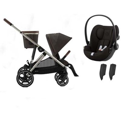 CYBEX - Poussette Duo Gazelle S + Cloud G3 I-size Chocolate Brown Marron - Publicité CYBEX - Poussette Duo Gazelle S + Cloud G3 I-size Chocolate Brown Marron - Publicité