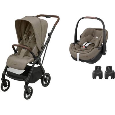 MAXI COSI - Poussette Duo Leona 2 Pebble 360 Pro 2 Twillic Truffle Maxi Cosi Noir - Publicité MAXI COSI - Poussette Duo Leona 2 Pebble 360 Pro 2 Twillic Truffle Maxi Cosi Noir - Publicité