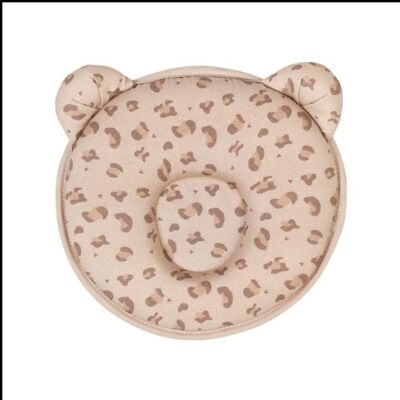 Candide - Coussin cale tête bébé Ptit Panda Léopard Beige - Publicité Candide - Coussin cale tête bébé Ptit Panda Léopard Beige - Publicité