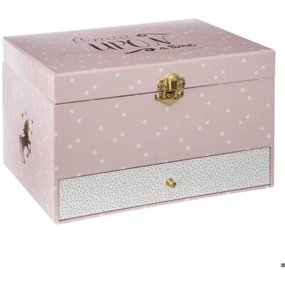 ATMOSPHERA CRÉATEUR D'INTÉRIEUR Boîte musicale licorne rose H14cm - Atmosphera Créateur dintérieur Rose - Publicité ATMOSPHERA CRÉATEUR D'INTÉRIEUR Boîte musicale licorne rose H14cm - Atmosphera Créateur dintérieur Rose - Publicité