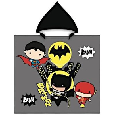 AYMAX Poncho avec capuche Batman et Noir - Publicité AYMAX Poncho avec capuche Batman et Noir - Publicité