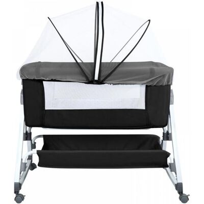 HOMEWELL YIYI. Cododo Bébé Structure Pieds Triangulaires Réglable En Hauteur 80*40*100-116 CM Noir. Noir - Publicité HOMEWELL YIYI. Cododo Bébé Structure Pieds Triangulaires Réglable En Hauteur 80*40*100-116 CM Noir. Noir - Publicité