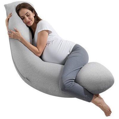 VEVOR Coussin Grossesse Forme L Oreiller Maternité Ergonomique Housse Lavable pour Dormir Côté - Publicité VEVOR Coussin Grossesse Forme L Oreiller Maternité Ergonomique Housse Lavable pour Dormir Côté - Publicité