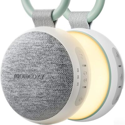 Momcozy Veilleuse avec Bruit Blanc pour Bébé - 20 Sons Apaisants Professionnels Batterie Rechargeable Bluetooth Thérapie Sonore Vert - Publicité Momcozy Veilleuse avec Bruit Blanc pour Bébé - 20 Sons Apaisants Professionnels Batterie Rechargeable Bluetooth Thérapie Sonore Vert - Publicité