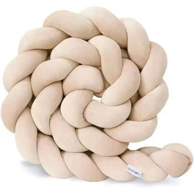 NOBRAND 3Brins Tour de Lit Tresse Tresse de Lit Bebe Tour de Lit Bébé Tresse Anti Collision Lit Pare-Chocs Beige 1m - Publicité NOBRAND 3Brins Tour de Lit Tresse Tresse de Lit Bebe Tour de Lit Bébé Tresse Anti Collision Lit Pare-Chocs Beige 1m - Publicité