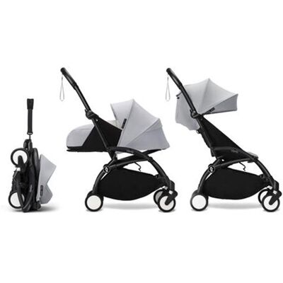 STOKKE - Poussette Yoyo 3 Pack 0 Et 6 Stone Cadre Noir Stokke Noir - Publicité STOKKE - Poussette Yoyo 3 Pack 0 Et 6 Stone Cadre Noir Stokke Noir - Publicité