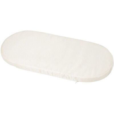 CANDIDE Matelas De Landau 32x72x4cm - Sans Traitement - Déhoussable - Idéal Landau Seconde Main - Fabriqué En France - Garantie 5 ans Blanc - Publicité CANDIDE Matelas De Landau 32x72x4cm - Sans Traitement - Déhoussable - Idéal Landau Seconde Main - Fabriqué En France - Garantie 5 ans Blanc - Publicité