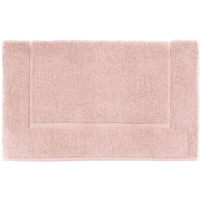 Tapis de bain uni en coton rose 60x100 - Essix - Aqua Rose - Publicité Tapis de bain uni en coton rose 60x100 - Essix - Aqua Rose - Publicité