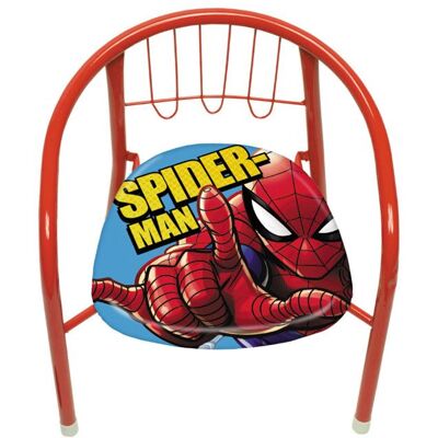ARDITEX Chaise en métal Spiderman Rouge - Publicité ARDITEX Chaise en métal Spiderman Rouge - Publicité