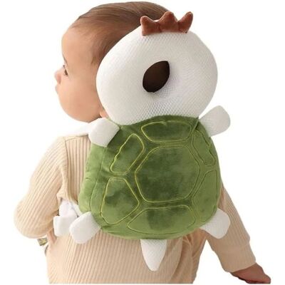 NOBRAND Protection de tête pour bébé - protection antichute - dorsale ajustable respirante et antichoc en forme de tortue - Publicité NOBRAND Protection de tête pour bébé - protection antichute - dorsale ajustable respirante et antichoc en forme de tortue - Publicité