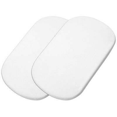 MAXI-COSI Lot de 2 Draps housse de protection conçu pour le berceau cododo Iora Maxi-Cosi 100% coton blanc Blanc - Publicité MAXI-COSI Lot de 2 Draps housse de protection conçu pour le berceau cododo Iora Maxi-Cosi 100% coton blanc Blanc - Publicité