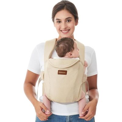 Momcozy Porte-bébé pour Nouveau-né Dès la Naissance Aide Ergonomique avec Appui-nuque Léger et Sûr (de 3 à 11 kg) Kaki Beige - Publicité Momcozy Porte-bébé pour Nouveau-né Dès la Naissance Aide Ergonomique avec Appui-nuque Léger et Sûr (de 3 à 11 kg) Kaki Beige - Publicité