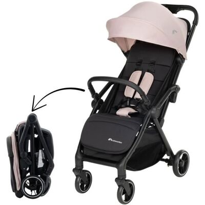 BÉBÉ CONFORT BEBECONFORT SUNLITE - Poussette ultra compacte - Lègère - 0 jusquà 4 ans - 0 à 22 kg - Tinted Pink - Reconditionné - Excellent etat Rose - Publicité BÉBÉ CONFORT BEBECONFORT SUNLITE - Poussette ultra compacte - Lègère - 0 jusquà 4 ans - 0 à 22 kg - Tinted Pink - Reconditionné - Excellent etat Rose - Publicité