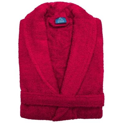 ALPES BLANC - Peignoir de bain Mixte à col Châle 100% coton 450 g – Fuchsia Taille XXL - Doux et absorbant – Style intemporel Bleu - Publicité ALPES BLANC - Peignoir de bain Mixte à col Châle 100% coton 450 g – Fuchsia Taille XXL - Doux et absorbant – Style intemporel Bleu - Publicité