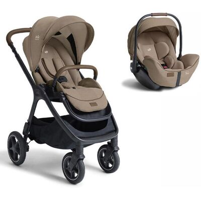 JOIE - Poussette Duo Finiti + Siège auto i-Level Pro Sandstone Beige - Publicité JOIE - Poussette Duo Finiti + Siège auto i-Level Pro Sandstone Beige - Publicité