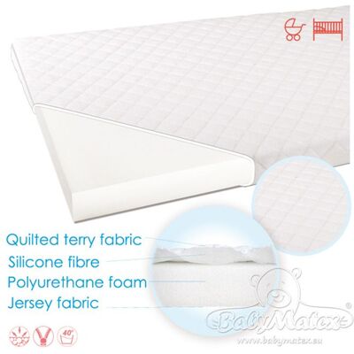 Matelas BabyMatex Softi Plus 75x35 cm - Matelas de poussette - Publicité Matelas BabyMatex Softi Plus 75x35 cm - Matelas de poussette - Publicité