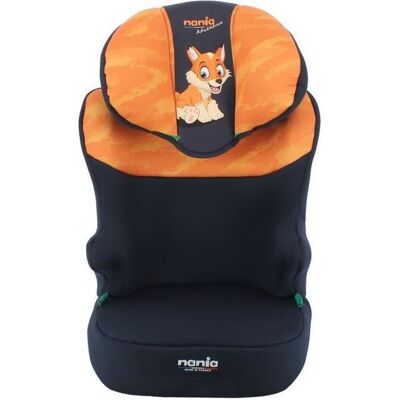 Nania – Siège auto Rehausseur ceinturé START I 106-140 cm R129 i-Size – De 5 à 10 ans – Têtière réglable - Inclinable - Renard Orange - Publicité Nania – Siège auto Rehausseur ceinturé START I 106-140 cm R129 i-Size – De 5 à 10 ans – Têtière réglable - Inclinable - Renard Orange - Publicité
