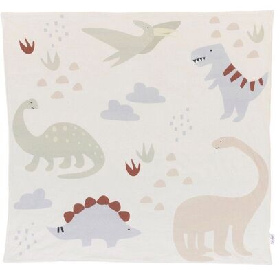 Tapis de jeu nomade - TINEO - 100 x 100 cm - Dinosaures - Publicité Tapis de jeu nomade - TINEO - 100 x 100 cm - Dinosaures - Publicité