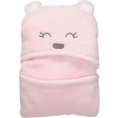 Sortie de bain Serviette de bain Peignoir de bain à Capuche pour Bébé Rose Rose - Publicité Sortie de bain Serviette de bain Peignoir de bain à Capuche pour Bébé Rose Rose - Publicité