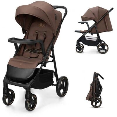 Poussette Kinderkraft TRIG 3 AVEC PLATEAU assise allongée 915 cm pliage 1 main jusquà 25 kg roues increvables suspensions marron Marron - Publicité Poussette Kinderkraft TRIG 3 AVEC PLATEAU assise allongée 915 cm pliage 1 main jusquà 25 kg roues increvables suspensions marron Marron - Publicité