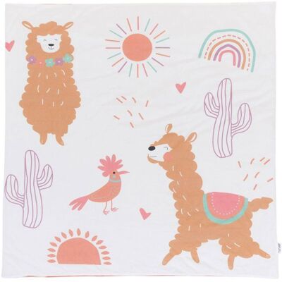 Tapis de jeu nomade - TINEO - 100 x 100 cm - Alpaga - Publicité Tapis de jeu nomade - TINEO - 100 x 100 cm - Alpaga - Publicité