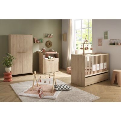 Commode à langer - SAUTHON - Adele - Surface à langer de 53 x 65 cm - Bois Marron - Publicité Commode à langer - SAUTHON - Adele - Surface à langer de 53 x 65 cm - Bois Marron - Publicité
