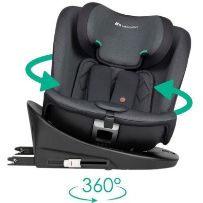 Siège auto évolutif pivotant - BÉBÉ CONFORT - EVOLUFIX 360 i-Size - Groupe 0/1/2/3 - Isofix - Reconditionné - Excellent état. Gris - Publicité Siège auto évolutif pivotant - BÉBÉ CONFORT - EVOLUFIX 360 i-Size - Groupe 0/1/2/3 - Isofix - Reconditionné - Excellent état. Gris - Publicité