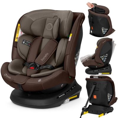 Siège auto évolutif 40-150 cm LIONELO Bastiaan PLUS i-Size - Base pivotante 360° - ISOFIX - Groupe 0+/1/2/3 - Chocolat Marron - Publicité Siège auto évolutif 40-150 cm LIONELO Bastiaan PLUS i-Size - Base pivotante 360° - ISOFIX - Groupe 0+/1/2/3 - Chocolat Marron - Publicité