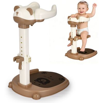 TTLIFE Support de douche pour bébé tête de douche réglable pour que lenfant puisse se tenir debout pendant le bain (marron) - Publicité TTLIFE Support de douche pour bébé tête de douche réglable pour que lenfant puisse se tenir debout pendant le bain (marron) - Publicité