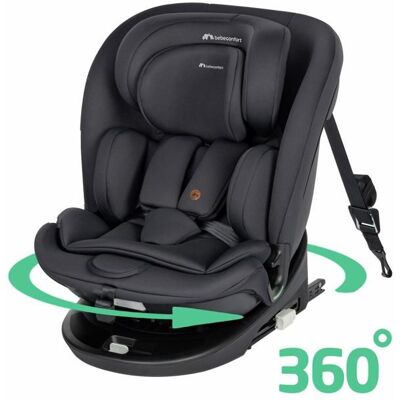BEBECONFORT Siège auto évolutif pivotant Demeter 360° i-Size 0/1/2/3 - Isofix - 0 à 12 ans (36 kg) - 40-150 cm Mineral Black Noir - Publicité BEBECONFORT Siège auto évolutif pivotant Demeter 360° i-Size 0/1/2/3 - Isofix - 0 à 12 ans (36 kg) - 40-150 cm Mineral Black Noir - Publicité